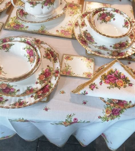 Royal Albert Old Country Roses 6 Place Dinner Service In Etsy UK