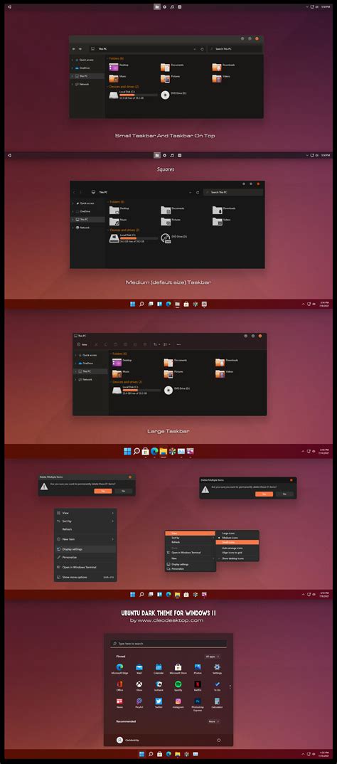 Ubuntu Theme For Windows 11 Cleodesktop Windows 11 Themes Images And