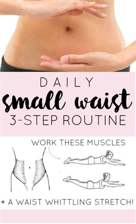 Step Daily Small Waist Workout Routine Flatter Stomach Muscles And Key