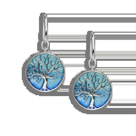 Blue Tree Of Life Necklace Sterling Silver Nicole Barr