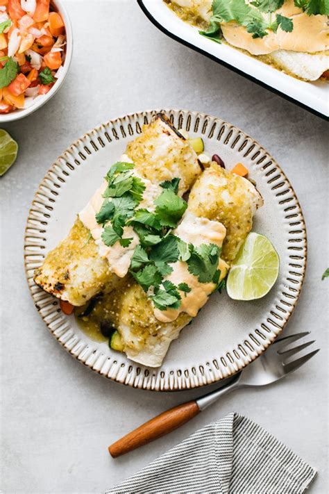 Vegan Enchiladas Verde The Simple Veganista