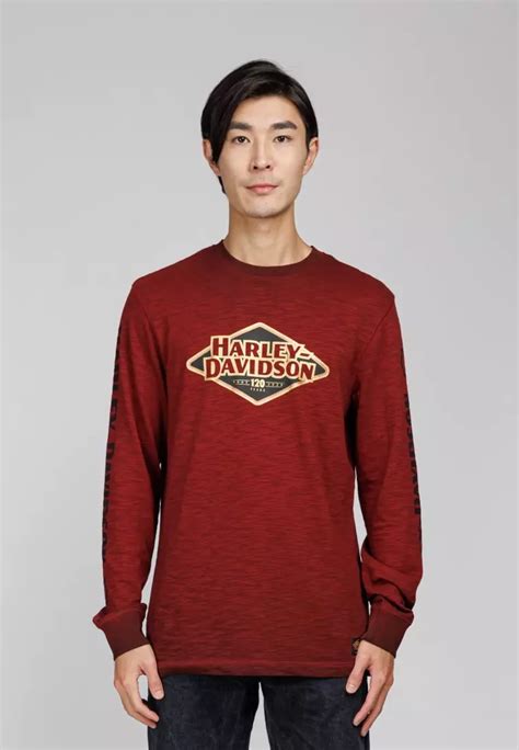 網上選購Harley Davidson Harley Davidson 120th Anniversary Long Sleeve Tee