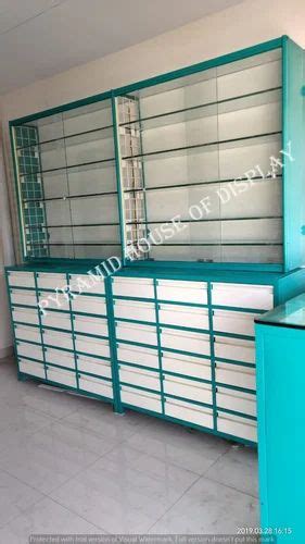 Mild Steel Free Standing Unit Pharmacy Medicine Rack At Rs Piece