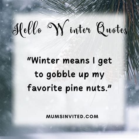 71 Hello Winter Quotes To Warm Your Heart This Season (2024) - Mums Invited