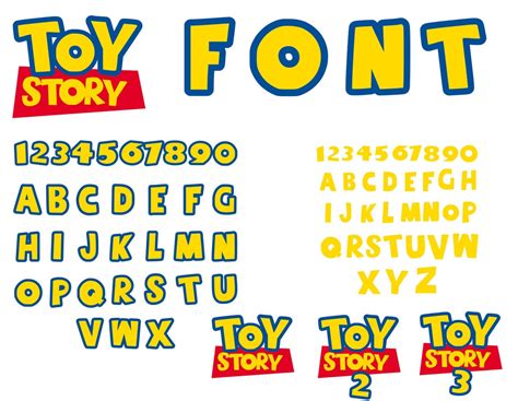 Toy Story Font Svg Toy Story Svg Toy Story Alphabet Svg Toy Story