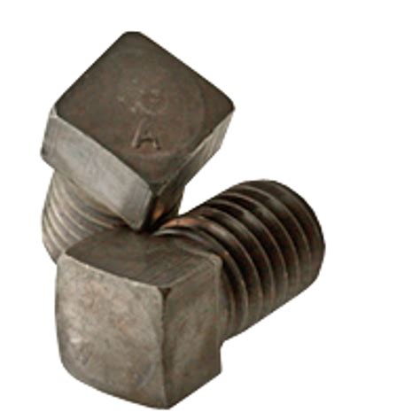 Square Head Set Screws Flat Point Coarse Case Hardened 38 16x2 Ft