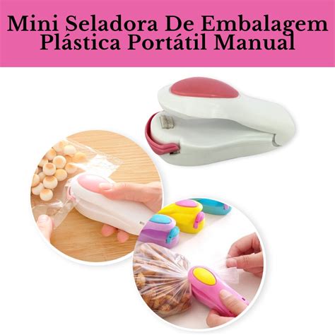 Mini Seladora Para Lacrar Embalagens Ideal Para Cozinha