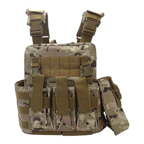 Military Tactical Vest Men′s Bullet Plate Carrier Delivery Ballistic