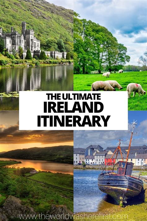 Day Ireland Itinerary Road Trip Routes Europe Trip Itinerary