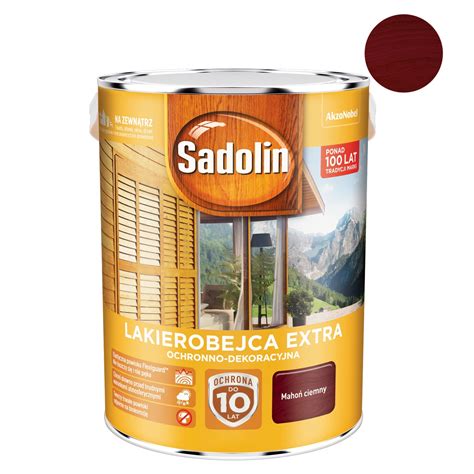 Sadolin Lakierobejca Extra ciemny mahoń 5 l kupuj w OBI