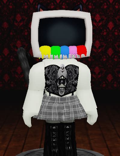 tpoh - Roblox RGB goth catboy. | Catboy, Object heads, Goth