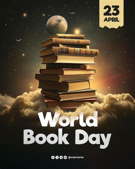 Premium Psd World Book Day Poster Template And Book Day Media Social Post