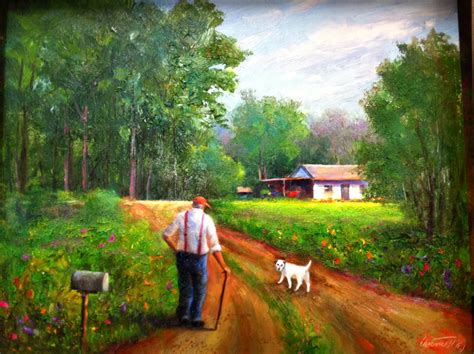 Old Man And His Dog Oil Painting Ubicaciondepersonascdmxgobmx