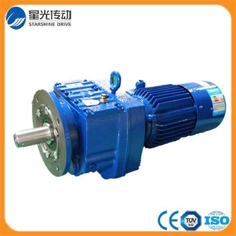 R Series Helical Geared Motor With Flange Mounted Geared Motor And