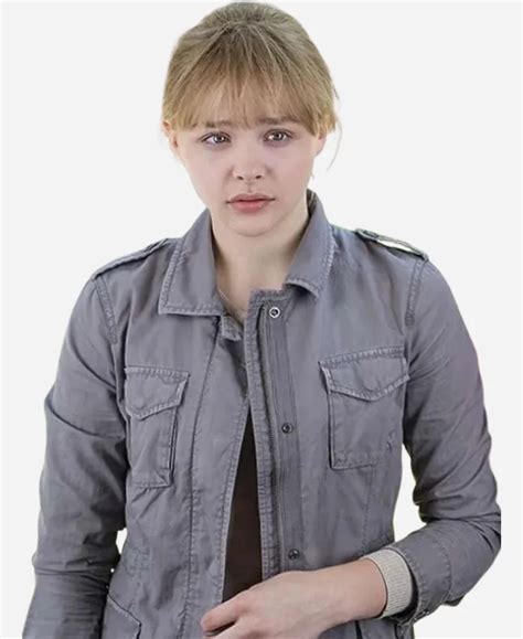 Chloë Grace Moretz Kick Ass Grey Jacket
