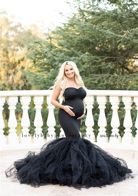 Black Onyx Ariel Maternity Photoshoot Dress Onesize Chicaboo