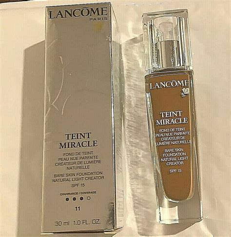 Lancome Teint Miracle Bare Skin Foundation Spf Muscade Nib