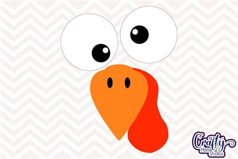 Turkey Face Svg By Crafty Mama Studios Thehungryjpeg