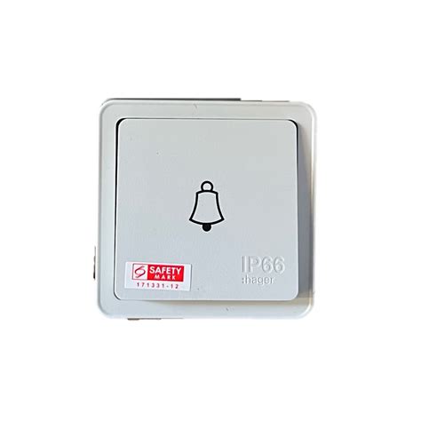 Hager Sollysta 1 Gang Press Bell Switch 10a Gokimdiam