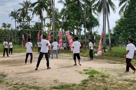 Orang Muda Ganjar Gandeng Pemuda Gelar Turnamen Voli Di Mempawah