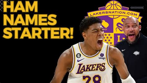 Darvin Ham Reveals Lakers Starter Plus Rui Hachimura In For Huge