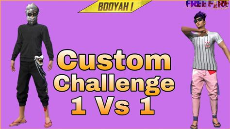 Custom Challenge 1 Vs 1 Garena Free Fire Ninja Gaming YouTube