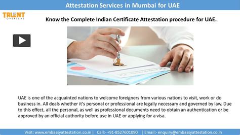 Ppt Know About Attestation Services In Mumbai For Uae Powerpoint