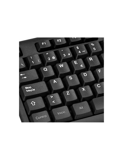 Teclado Xtech Wired Spanish Usb Black Standard Xtk 092 Xtk 092s Xtk 09