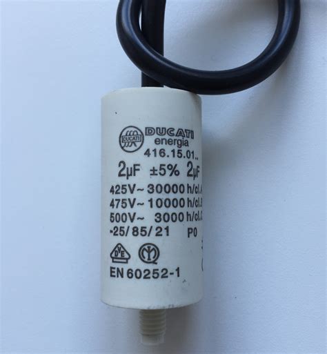 Buy Motor Run Capacitors Uf Twin Lead Next Day Delivery