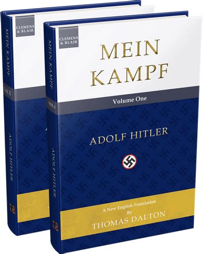 Mein Kampf Two Volumes Clemens And Blair