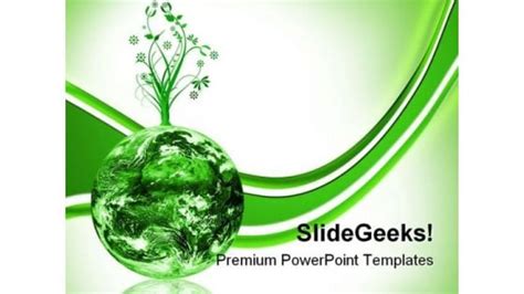 Green earth concept PowerPoint templates, Slides and Graphics