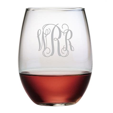 Personalized 21 Oz Stemless Wine Glass Personalized Wine Glass Caroline And Company