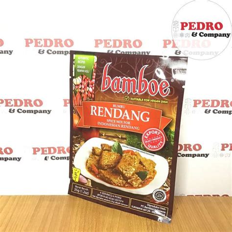 Jual Bamboe Bumbu Rendang Spice Mix Gram Indonesian Mix Di Seller