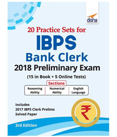 Practice Sets For Ibps Bank Clerk Preliminary Exam In Book