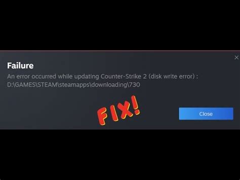 How To Fix Disk Write Error In Steam 100 Working YouTube