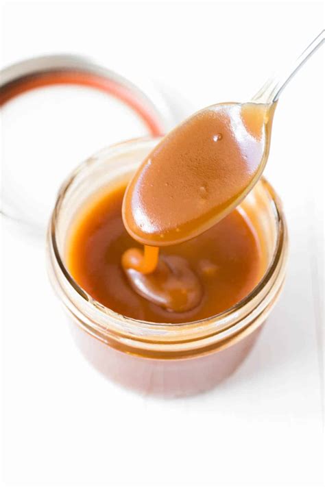 Homemade Caramel Sauce 3 Ingredients Spoonful Of Flavor