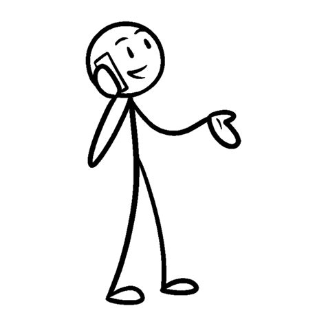 12 Easy Stick Figures In Different Poses