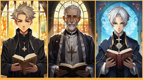 ArtStation - 202 ANIME PRIEST CHARACTER. | Artworks