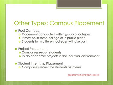 Campus Placements Ppt