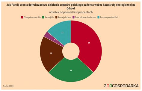 Po katastrofie ekologicznej na Odrze Polacy źle oceniają działania rządu