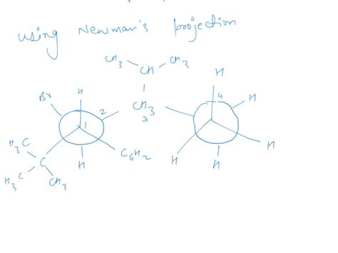 Solved 2 Draw Newman Projections Of All Staggered Conformations Of R 2 Bromobutane Clearly