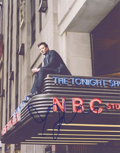 Jimmy Fallon The Tonight Show Autograph Signed 8x10 Photo