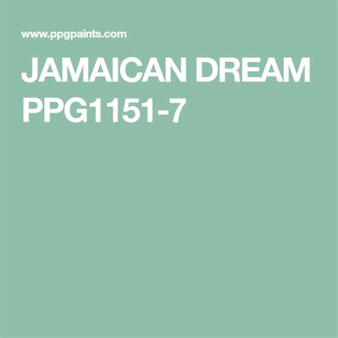 JAMAICAN DREAM PPG1151 7 Jamaicans Perfect Paint Color Light Aqua