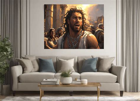 Samson and Delilah, Vintage Wall Art, Digital Wall Art, Digital ...