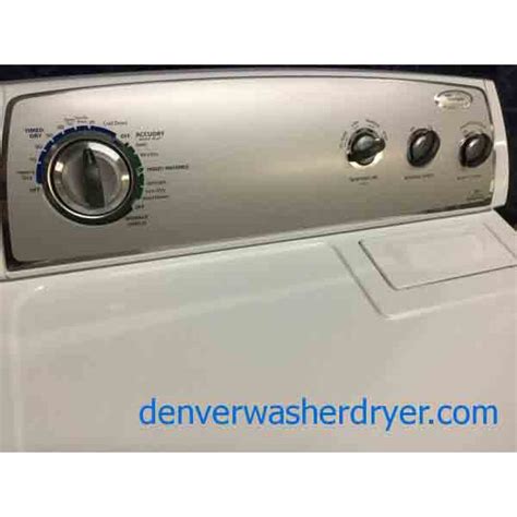 Full-Size Washer Dryer Set by Whirlpool, Electric, Energy Star, 1-Year ...