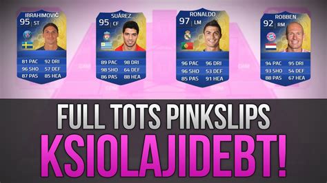 FULL TOTS PINK SLIPS VS KSI FIFA 14 ULTIMATE TEAM YouTube