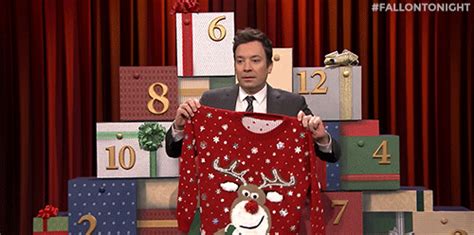 10 Ugly Christmas Sweaters By  Greeting Cards Giphy