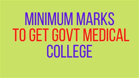 How Many Marks Required In Neet Ug 2023 Government Medical College Expected Cut Off State Wise