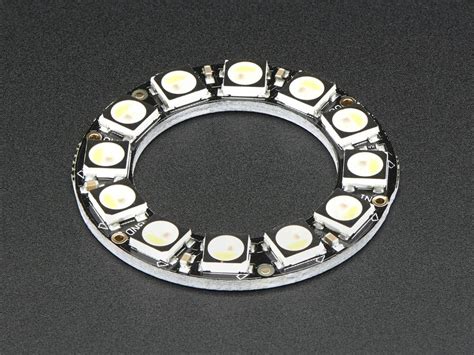 NeoPixel Ring 12 X 5050 RGBW Lysdioder Med Integrerade Drivrutiner