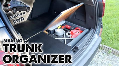 Making A TRUNK ORGANIZER For Tool Storage Woodworking YouTube